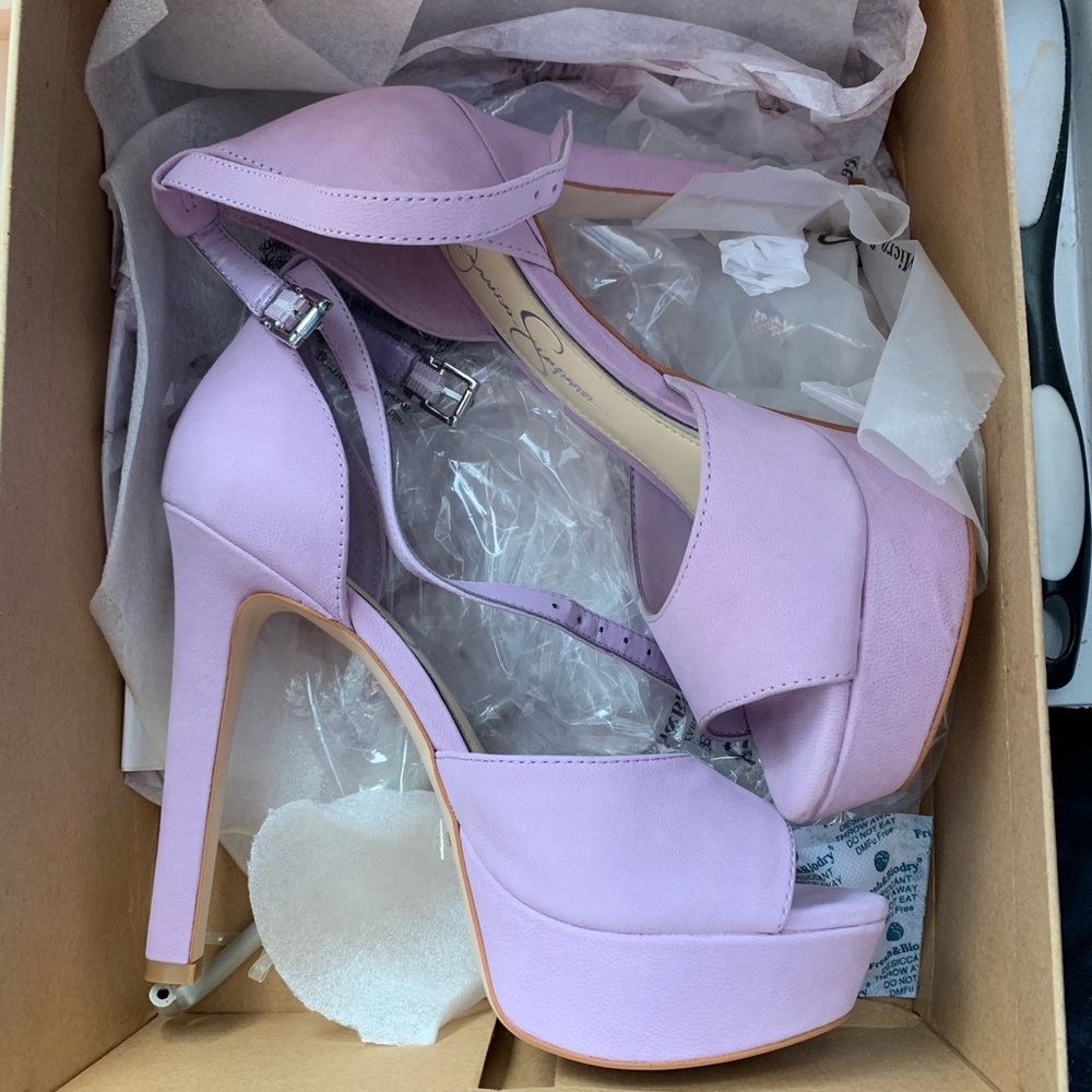 New High heels Jessica Simpson, wash Lavender